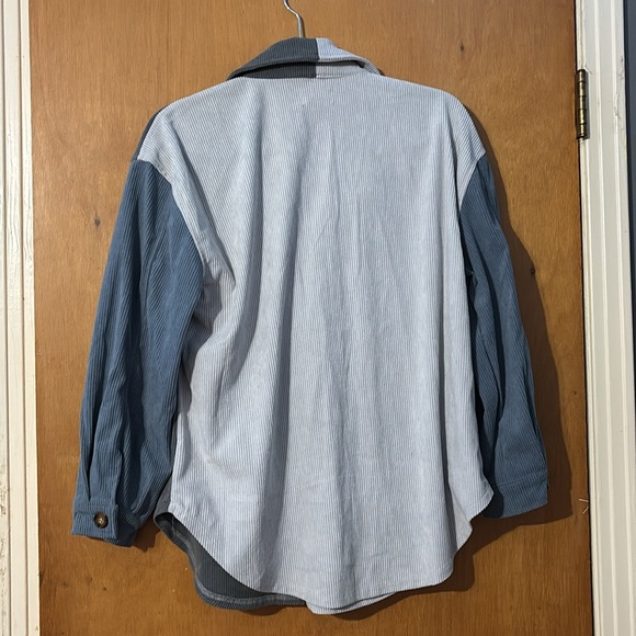 Simply Southern Color Block Button Shirt - Picture 5 of 5